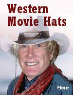 ''The Last Best West'' has just about any movie cowboy or authentic old west hat you've ever seen. There are several pages, so browse around the website.